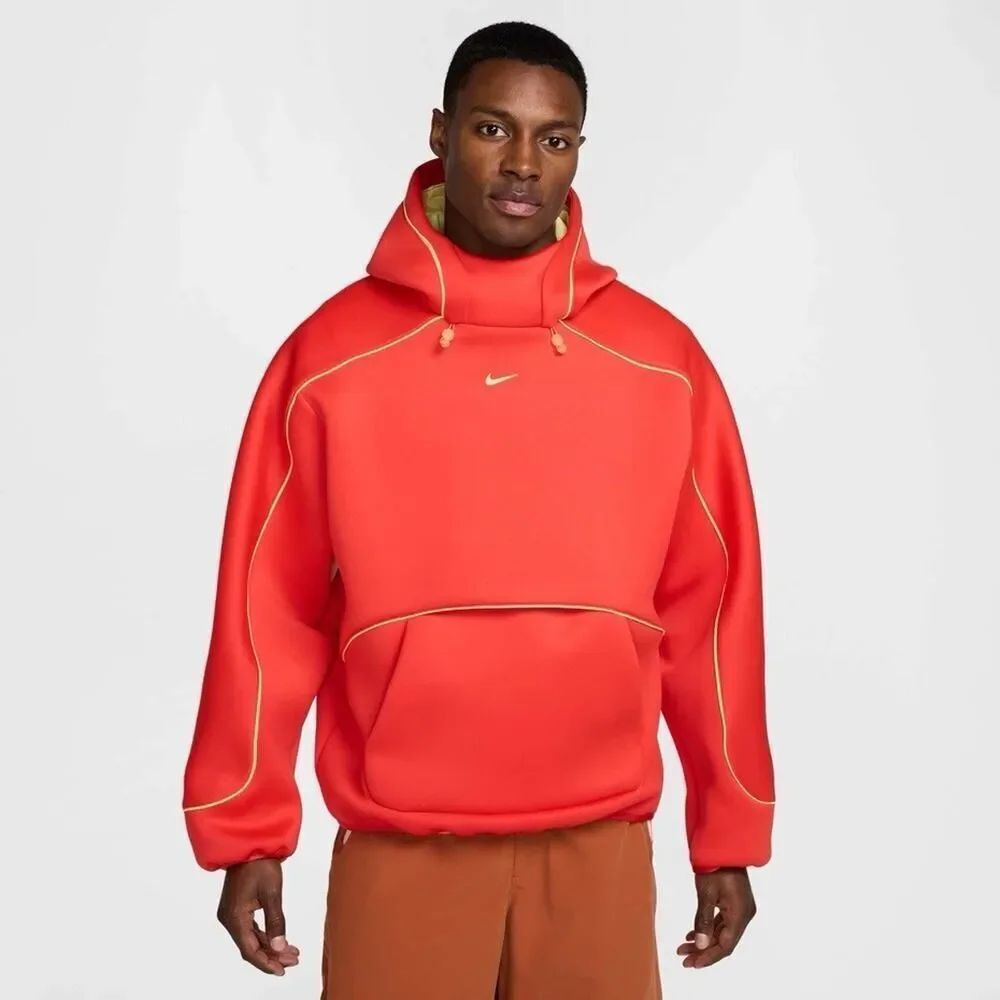 Nike Project F.R.O.G. Pullover Hoodie Crimson Red Men Size Large HQ0465-696 NWT
